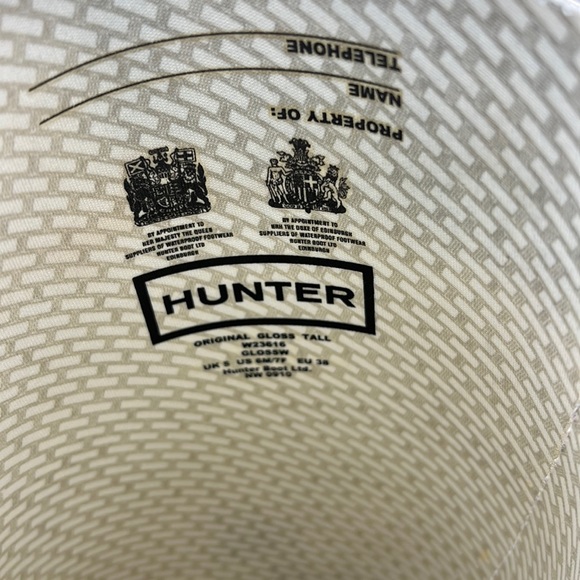 ✨🖤Tall Gloss Black rain 👢 Boots Size 6M/7F 🧦socks size Large - Picture 8 of 13